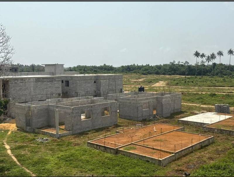 Villas en cours de gros œuvre
